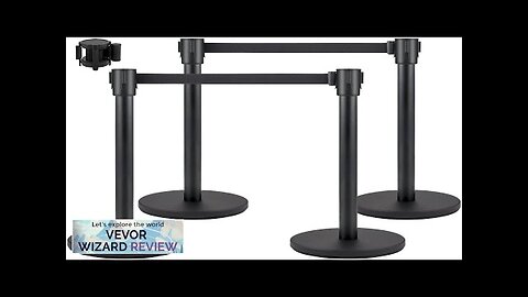 VEVOR Crowd Control Stanchion Set of 4 Pieces Stanchion Set Stanchion Set Review