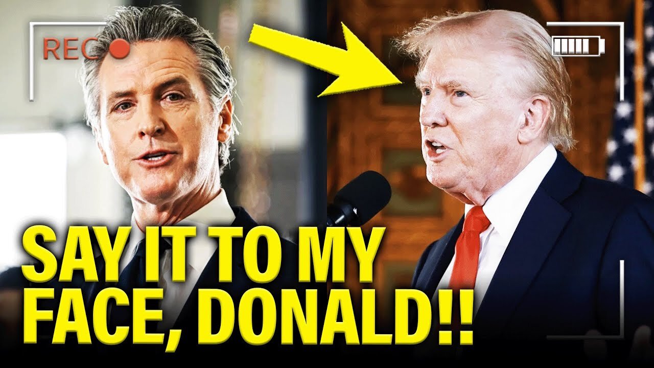 BOOM! Newsom THROWS DOWN on Trump in PUBLIC