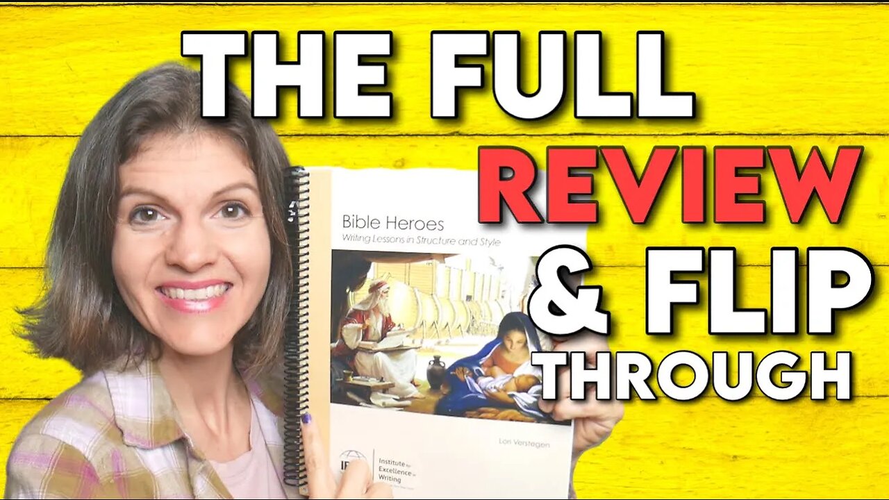 DETAILED** IEW Bible Heroes: Homeschool Curriculum Review & Flip Through