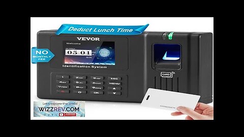 VEVOR Time Clock Employee Attendance Machine with Fingerprint RFID and PIN Punching Review