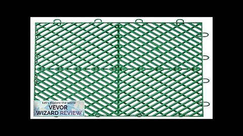 VEVOR Tiles Interlocking 55 PCS Green Drainage Tiles 12x12x0.5 Inches Deck Tiles Review