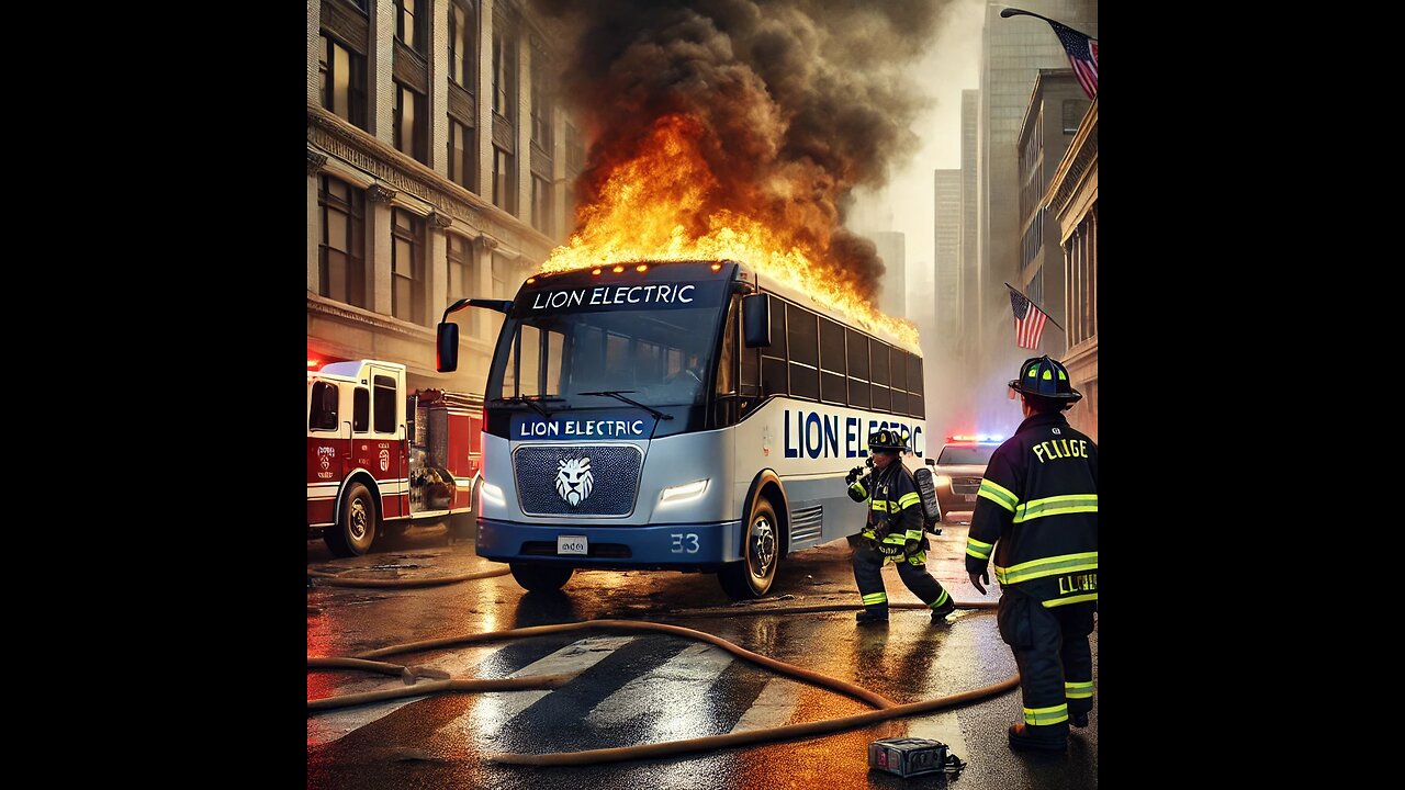 Lion Electric EV school bus catches fire, DC Crtash update