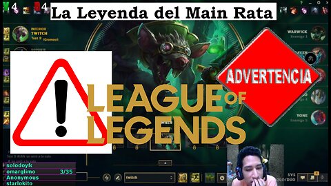 League of Legends La Leyenda del Main Rata Ripley360_Lan