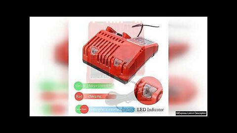 Replacement Li-ion Battery Charger Multi Voltage Charger for Milwaukee M18 14.4V-18V Review