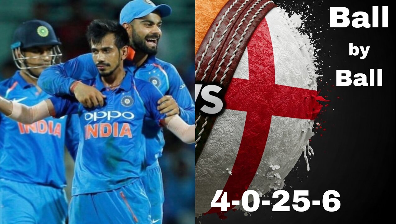 YUZI CHAHAL 4-0-25-6 VS ENGLAND 2017 CHINNASWAMY BALL BY BALL HIGHLIGHTS