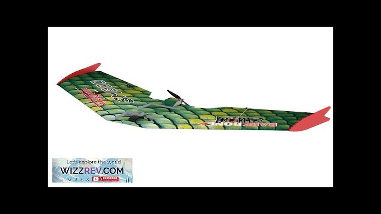 SonicModell SM600 Wire Cut 600mm Wingspan EPP FPV Flying Wing RC Airplane Review