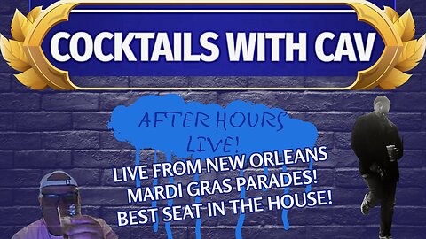 Live from New Orleans Mardi Gras Parades! Best seat in the house!