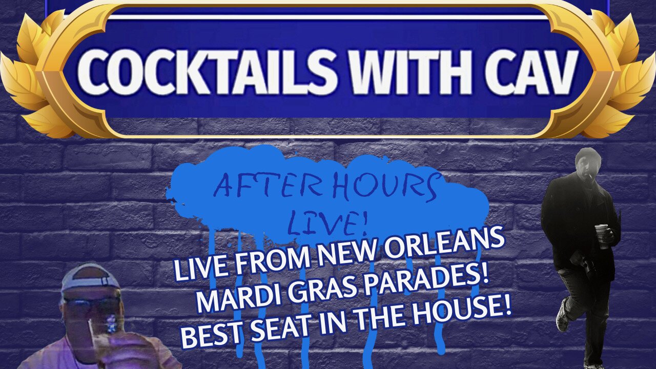 Live from New Orleans Mardi Gras Parades! Best seat in the house!