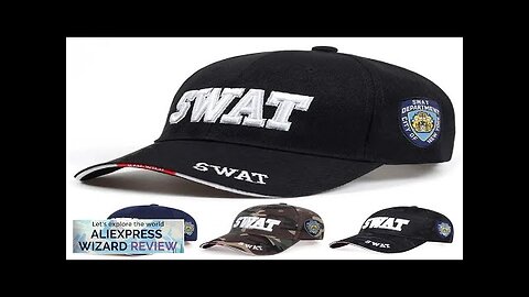 New Fashion SWAT Letter Embroidery Snapback Cap Unisex Spring and Autumn Outdoor Review