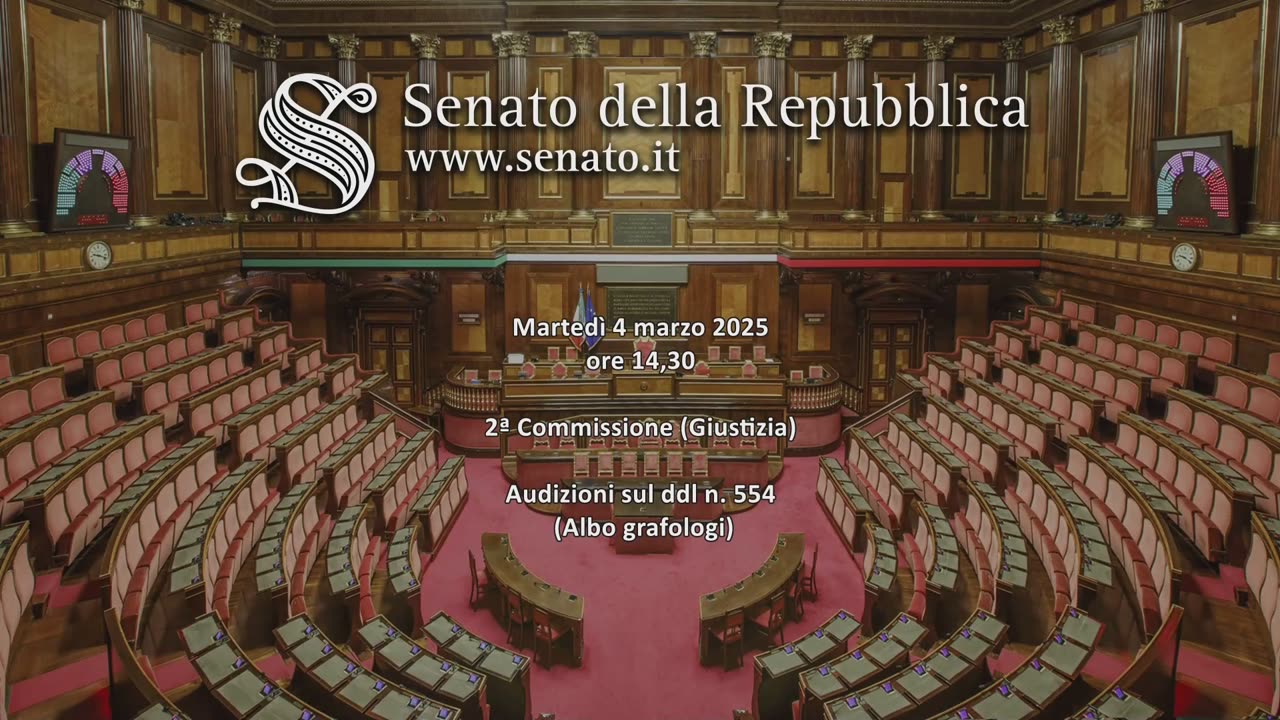 Roma - Istituzione dell'ordine e dell'albo professionale dei grafologi (04.03.25)