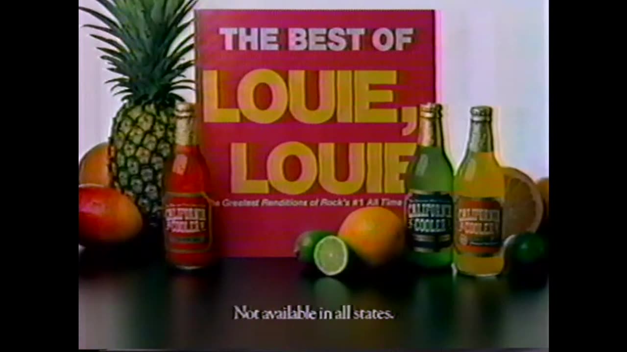 August 13, 1986 - California Cooler Offers 10 Versions of 'Louie, Louie'