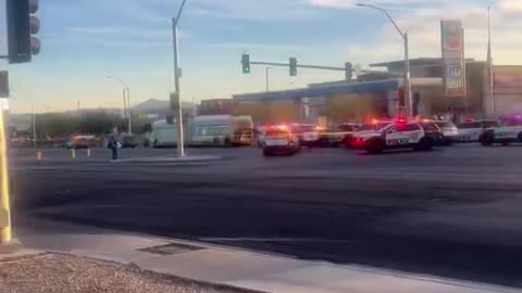 Major police presence in Las Vegas, hostage situation