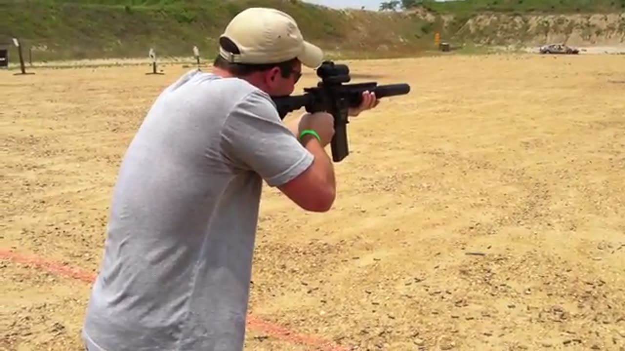 The Suppressed 300 Blackout SBR full auto - 2011 Silencer Shoot