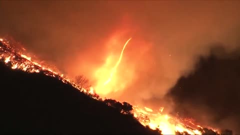 Fire Tornadoe Spotted In Palisades Fire