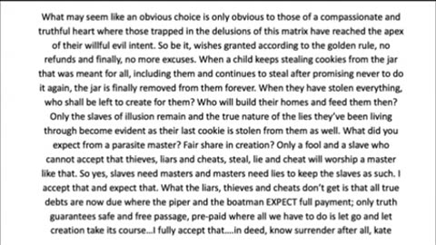 Slaves Need Masters, Masters Need Lies