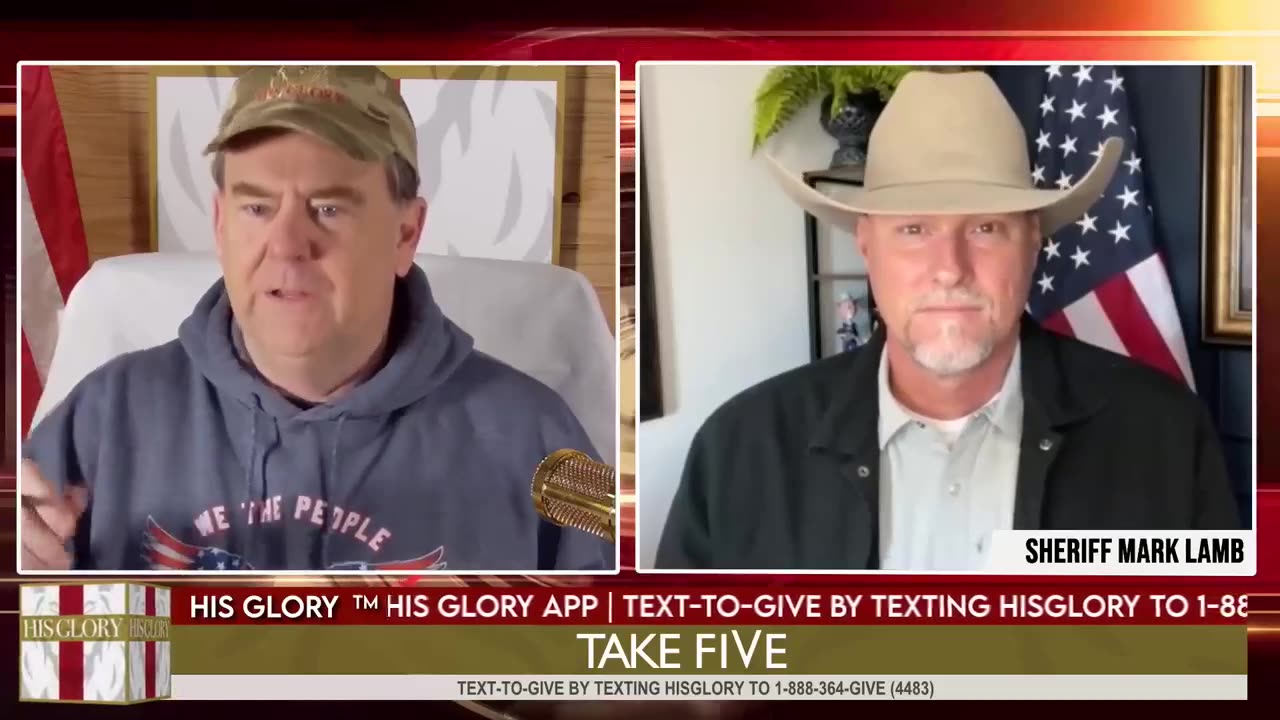 Take FiVe & Sheriff Mark Lamb: Battle at the Border & Illegal Immigration! - 2/21/2025