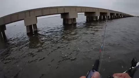 LAKE Pontchartrain, Hammering on the Speckled Trout!