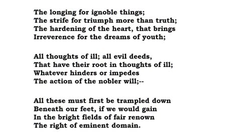 The Ladder of St Augustine by Henry Wadsworth Longfellow (read by Tom O'Bedlam)