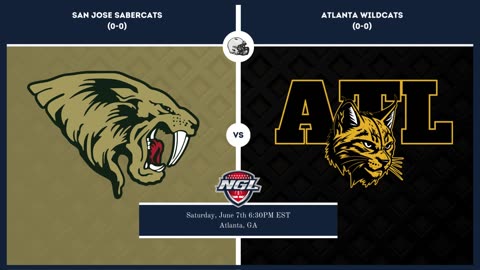 San Jose Sabercats vs. Atlanta Wildcats | National Gridiron League