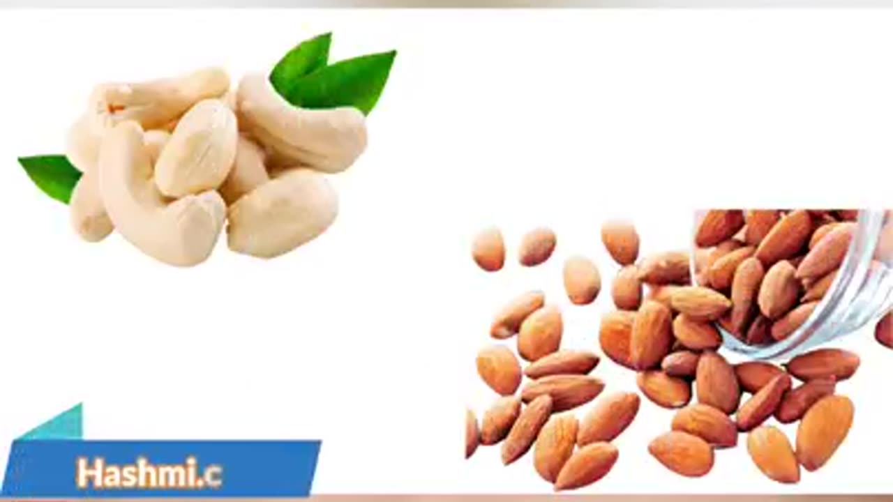 Benefits of Kaju and Badam