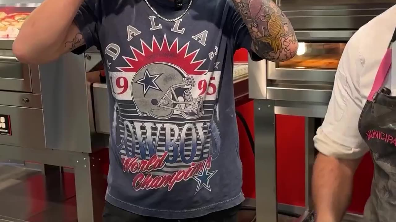 Making pizza blindfolded w/vito lecopelli