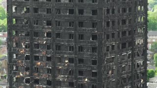 Victims grieve tower's demolition years after deadly Grenfell blaze