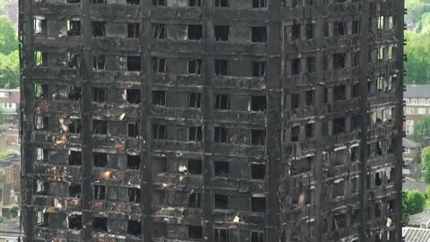 Victims grieve tower's demolition years after deadly Grenfell blaze