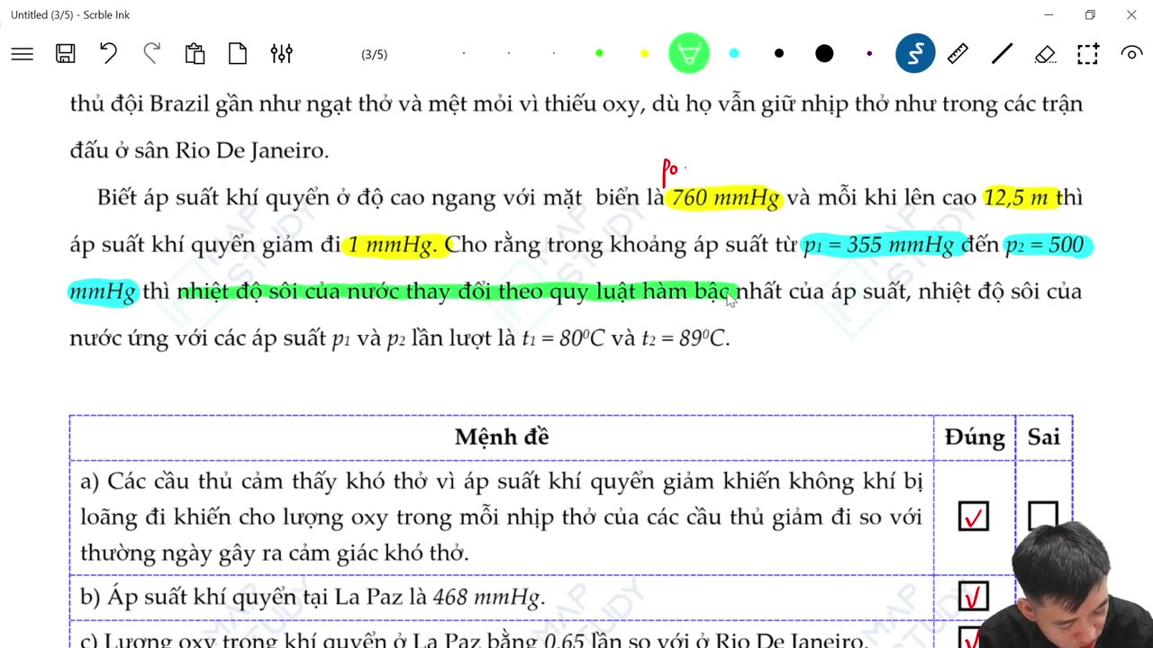 Buổi 8 - Luyện tập các câu hỏi đúng sai - Mô hình thực tế