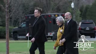 WATCH: President Trump and Elon Musk Leave the White House together on the way to Mar-A-Lago 3/7/25