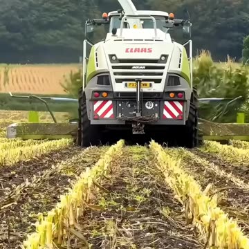 How to use Corn combined harvester tractor