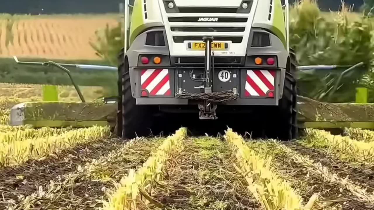 How to use Corn combined harvester tractor