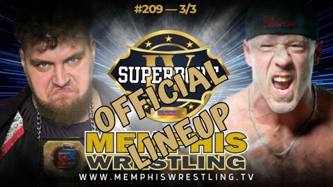 OFFICIAL LINEUP Memphis Wrestling, Episode 209!!