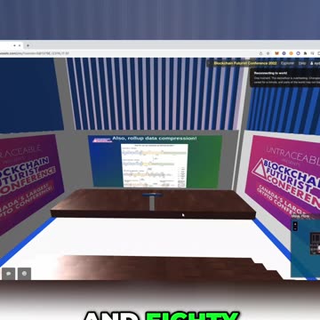 Crypto - #Gemach DAO #Shorts - Vitalik Buterin in Gemach DAO Metaverse at Futurist 2022 in Toronto