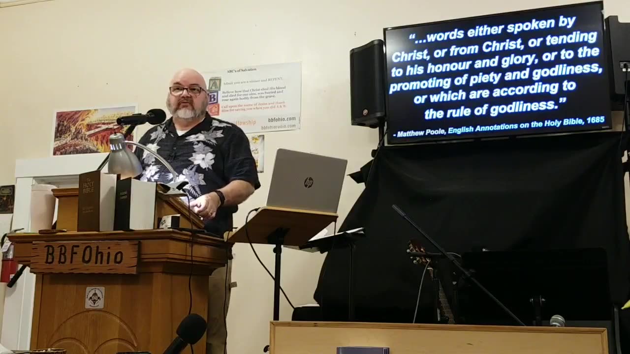1 Timothy 6:3-5 WEBCAST