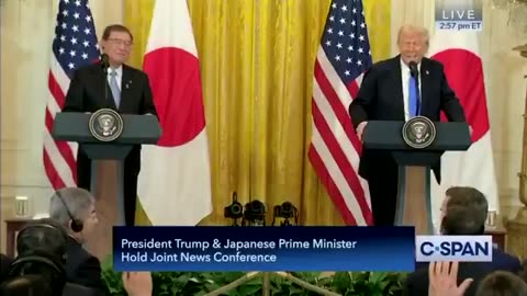 NEW: Trump is visibly impressed after Japan Prime Minister Shigeru Ishiba shut down a reporter