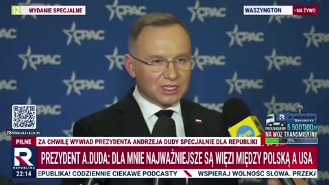 ‼️Prezydent Andrzej Duda⬇️ ➡️„Nie ma żadnej obawy, żeby amerykańska