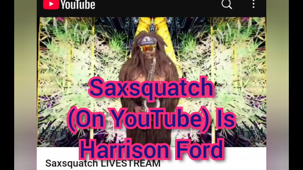 Saxsquatch On YouTube Is Harrison Ford