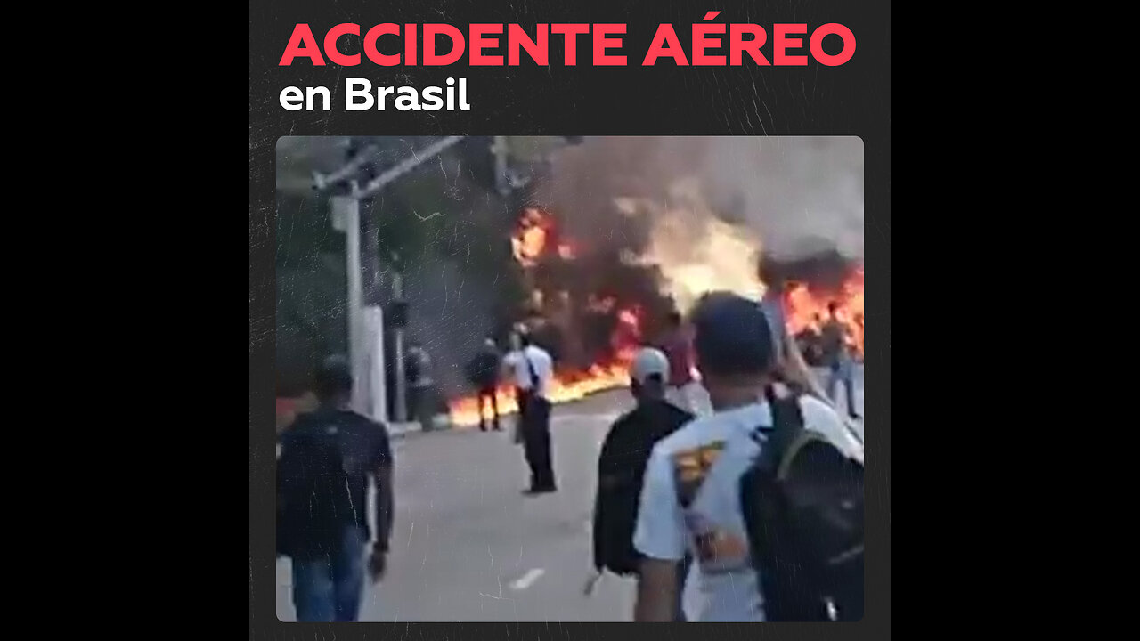 Accidente aéreo en Brasil deja al menos dos muertos