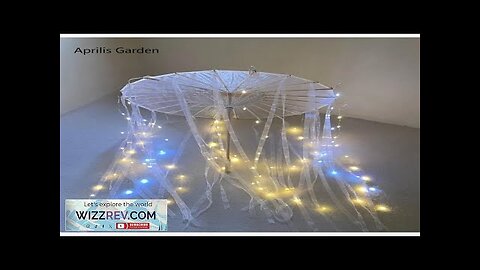 LED Yarn Silk Cloth Lace Decorative Umbrella Beach Parasol Princess Chinese Japan Review