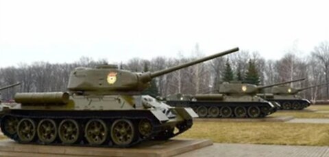 Legendary T-34 tanks of World War II are once again joining the battle in Ukrainian steppes