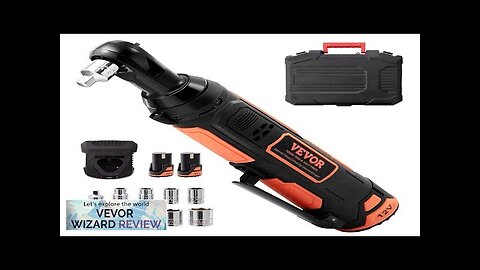 VEVOR 3/8" Cordless Electric Ratchet Wrench Set 12V 33 Ft-lbs Power Ratchet Review