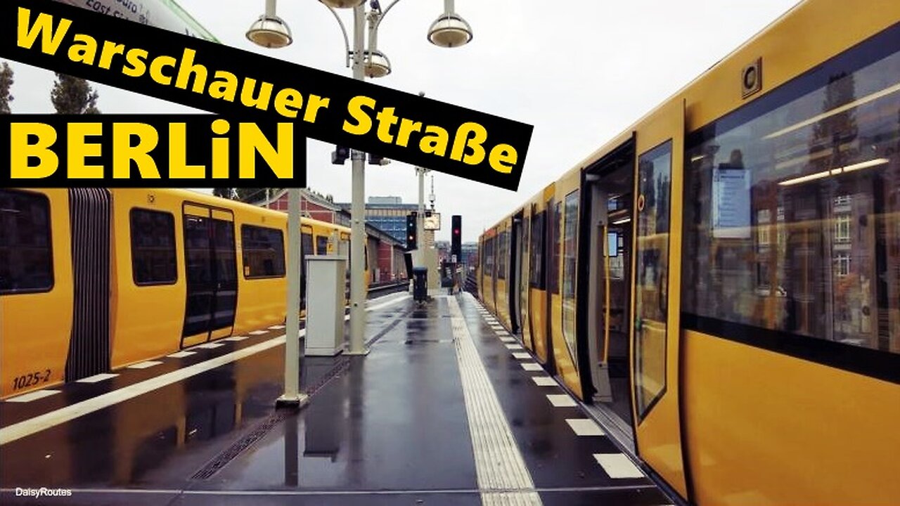 [4K🇩🇪] BERLIN Warschauer Straße Train Station & U-Bahn Station Tour