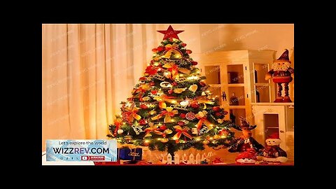 Christmas tree household package encrypted DIY luminous large ornament Christmas decoration Review