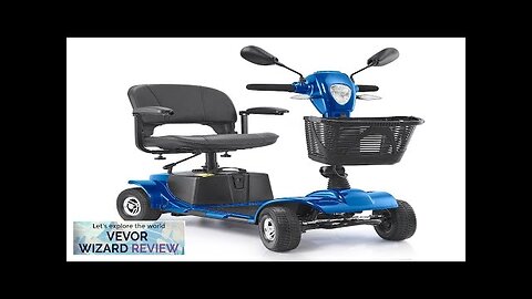 VEVOR Heavy-Duty 4 Wheel Mobility Scooter for Adults & Seniors Folding Review