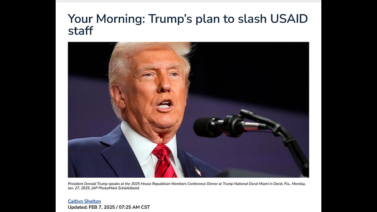 Trump Slashes USAID - A Staffer's View