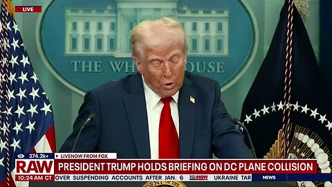 DC CRASH : President Trump blames DEI, poor hiring standards in government on midair collision