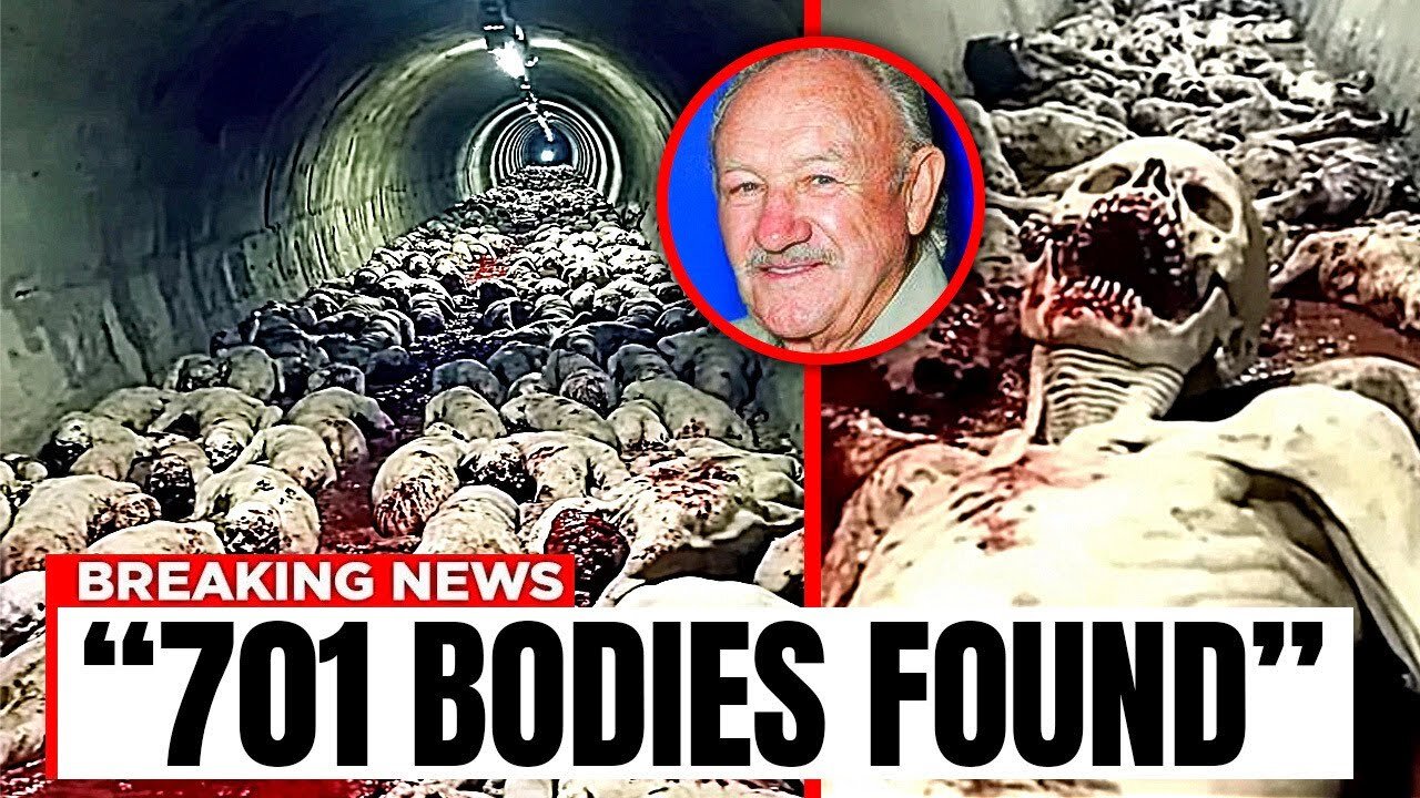 FBI Discovers Secret Tunnel Under Gene Hackman's Mansion, They Turn Pale When They See What's Inside