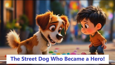 The Street Dog Who Became a Hero!