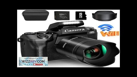 Saneen Digital Camera 4k Cameras for Photography & Video 64MP WiFi Touch Review