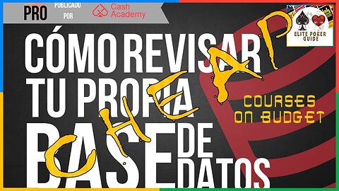 CASH ACADEMY CÓMO REVISAR TU PROPIA BASE DE DATOS